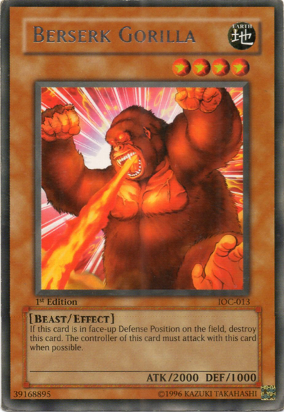 Berserk Gorilla [IOC-013] Rare | Shuffle n Cut Hobbies & Games