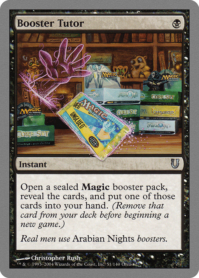 Booster Tutor [Unhinged] | Shuffle n Cut Hobbies & Games