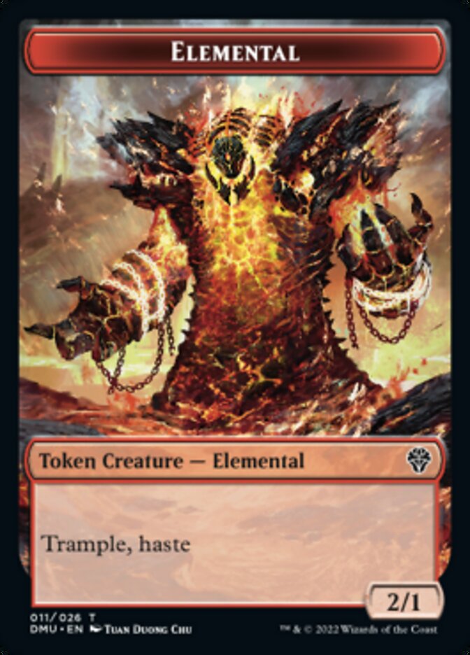 Elemental Token [Dominaria United Tokens] | Shuffle n Cut Hobbies & Games