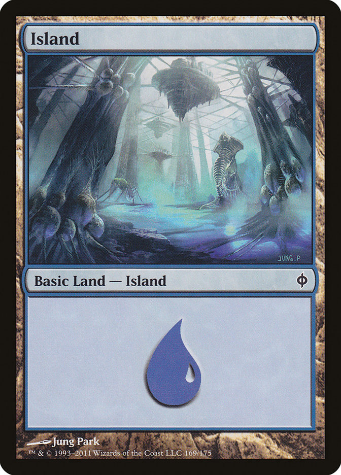 Island (169) [New Phyrexia] | Shuffle n Cut Hobbies & Games