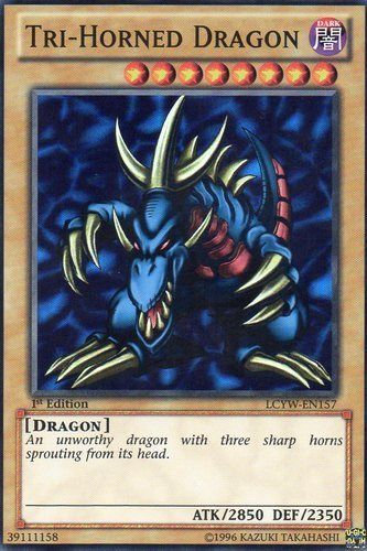 Tri-Horned Dragon [LCYW-EN157] Super Rare | Shuffle n Cut Hobbies & Games