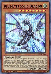 Blue-Eyes Solid Dragon (Blue) [LDS2-EN014] Ultra Rare | Shuffle n Cut Hobbies & Games