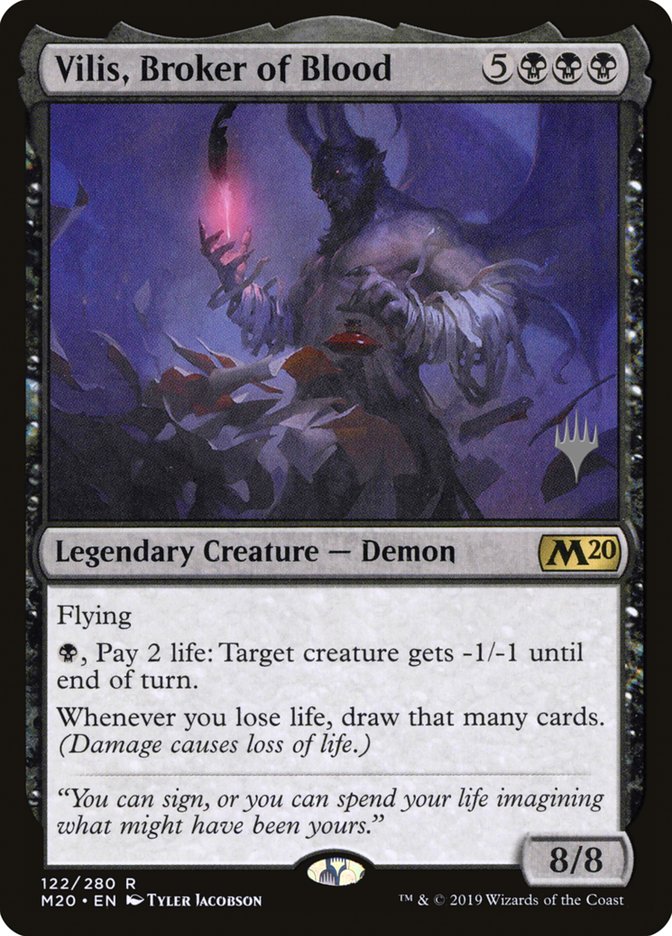 Vilis, Broker of Blood (Promo Pack) [Core Set 2020 Promos] | Shuffle n Cut Hobbies & Games