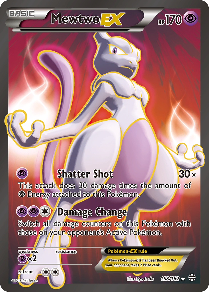 Mewtwo EX (158/162) [XY: BREAKthrough] | Shuffle n Cut Hobbies & Games