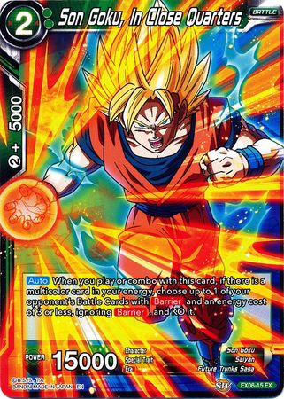 Son Goku, in Close Quarters [EX06-15] | Shuffle n Cut Hobbies & Games