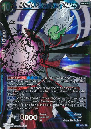 Infinite Force Fused Zamasu [BT2-058] | Shuffle n Cut Hobbies & Games