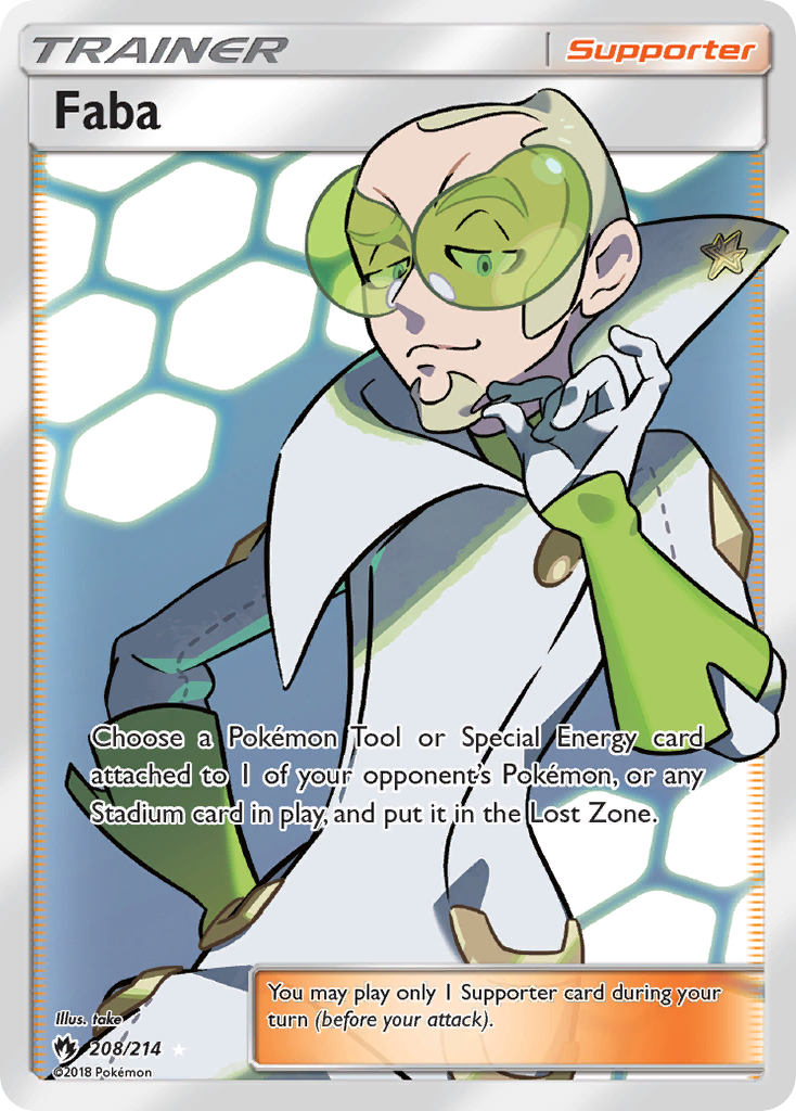 Faba (208/214) [Sun & Moon: Lost Thunder] | Shuffle n Cut Hobbies & Games