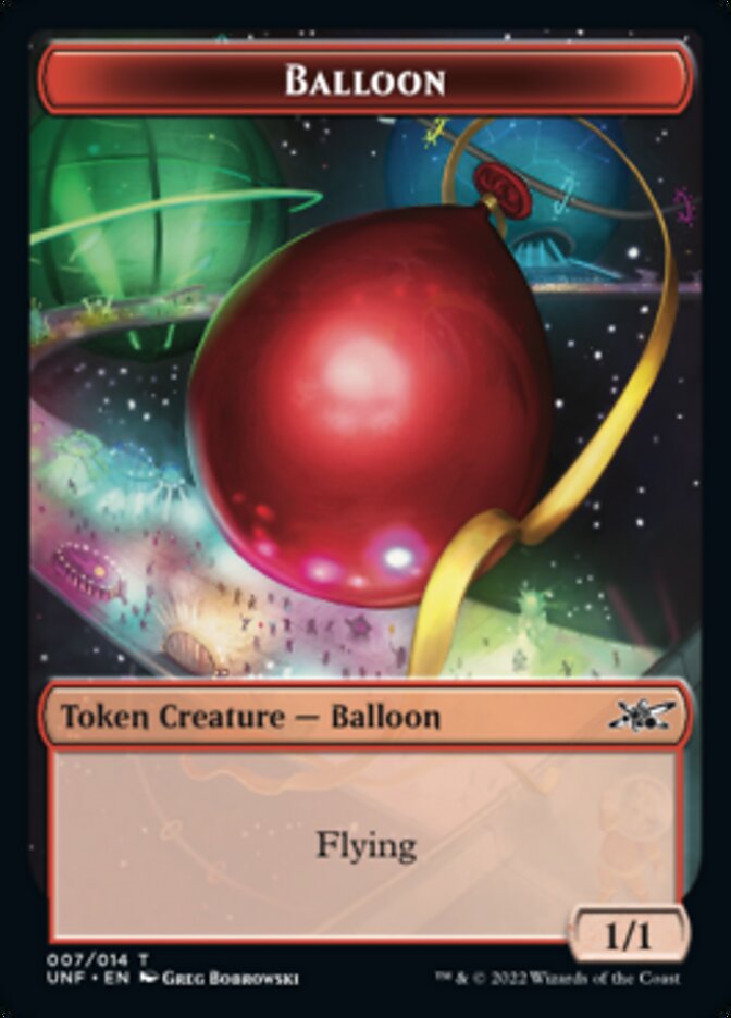 Balloon Token [Unfinity Tokens] | Shuffle n Cut Hobbies & Games