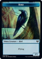 Bird (005) // Soldier Double-Sided Token [Kaldheim Commander Tokens] | Shuffle n Cut Hobbies & Games