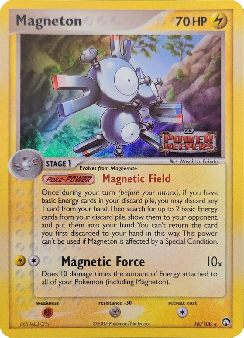 Magneton (16/108) (Stamped) [EX: Power Keepers] | Shuffle n Cut Hobbies & Games