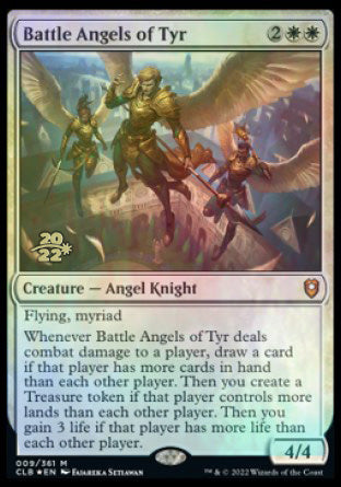 Battle Angels of Tyr [Commander Legends: Battle for Baldur's Gate Prerelease Promos] | Shuffle n Cut Hobbies & Games