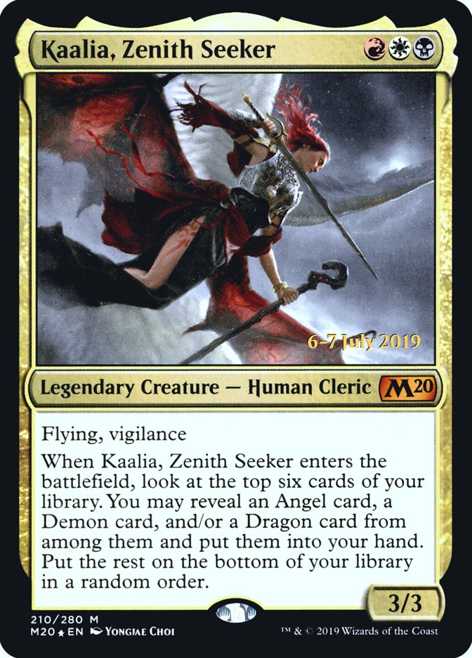 Kaalia, Zenith Seeker [Core Set 2020 Prerelease Promos] | Shuffle n Cut Hobbies & Games