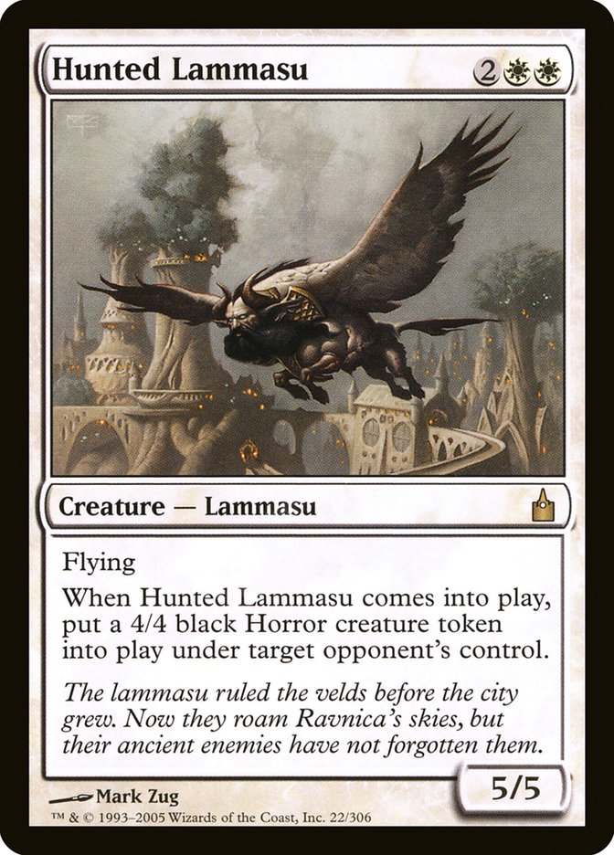 Hunted Lammasu [Ravnica: City of Guilds] | Shuffle n Cut Hobbies & Games