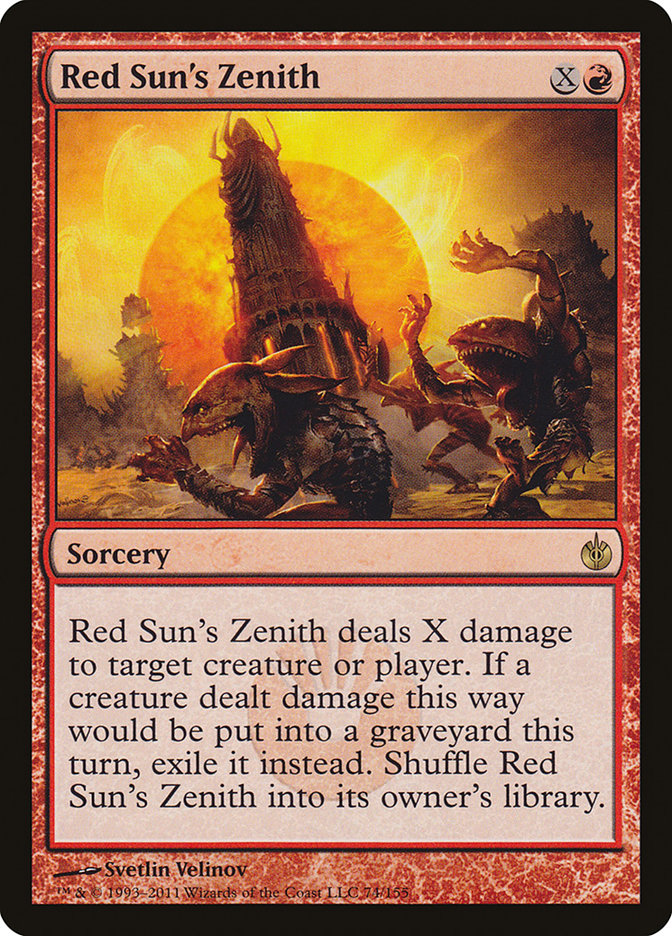 Red Sun's Zenith [Mirrodin Besieged] | Shuffle n Cut Hobbies & Games