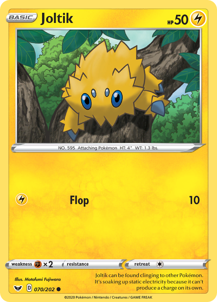 Joltik (070/202) [Sword & Shield: Base Set] | Shuffle n Cut Hobbies & Games