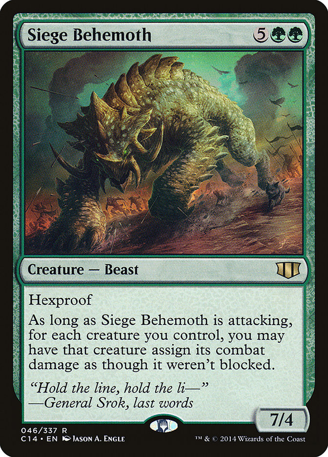 Siege Behemoth [Commander 2014] | Shuffle n Cut Hobbies & Games