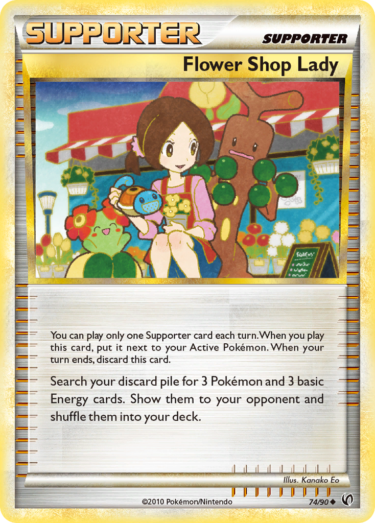 Flower Shop Lady (74/90) [HeartGold & SoulSilver: Undaunted] | Shuffle n Cut Hobbies & Games