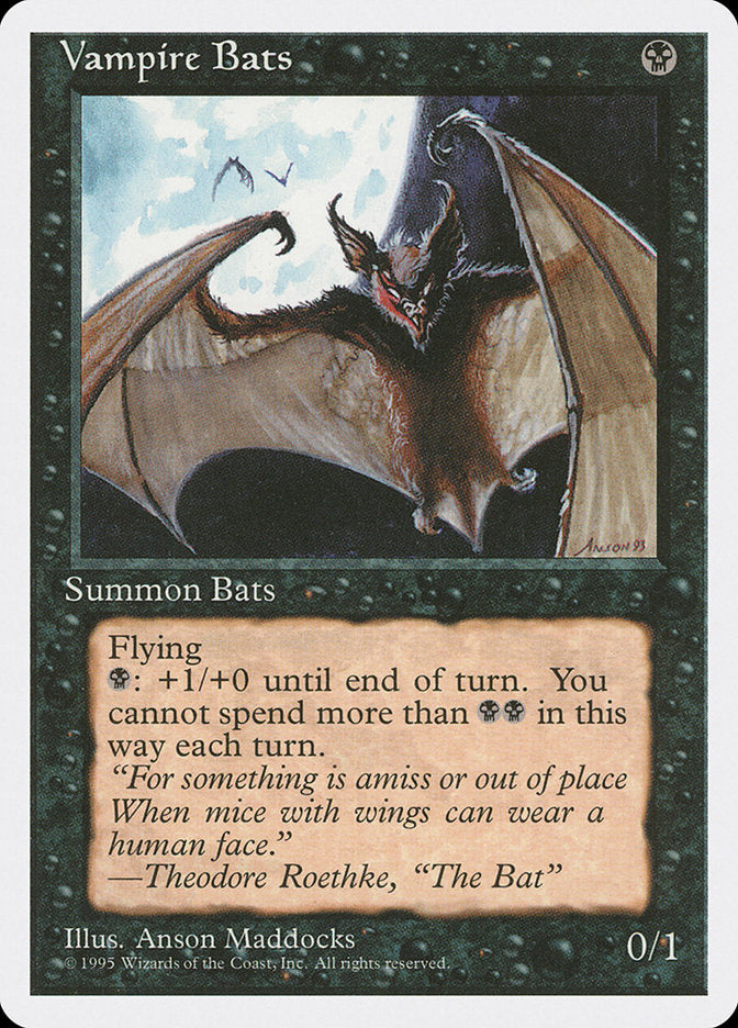 Vampire Bats [Fourth Edition] | Shuffle n Cut Hobbies & Games