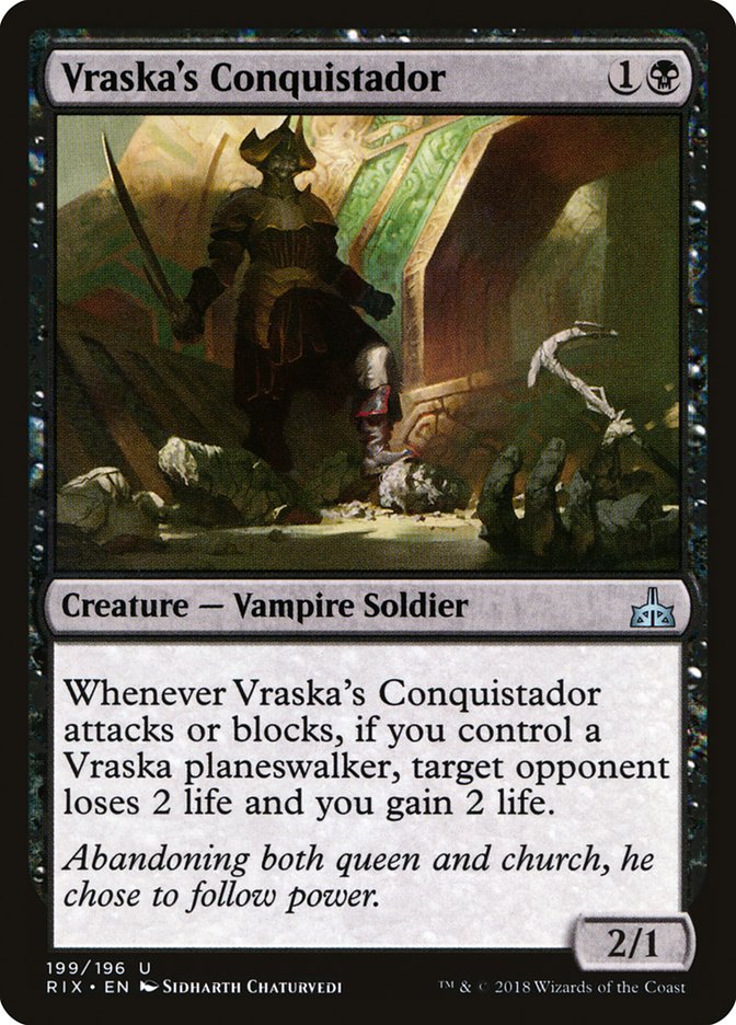 Vraska's Conquistador [Rivals of Ixalan] | Shuffle n Cut Hobbies & Games