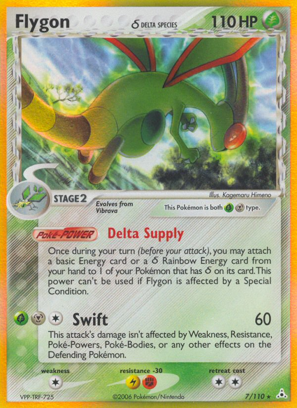 Flygon (7/110) (Delta Species) [EX: Holon Phantoms] | Shuffle n Cut Hobbies & Games