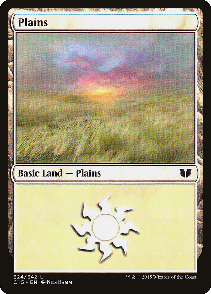 Plains (324) [Commander 2015] | Shuffle n Cut Hobbies & Games