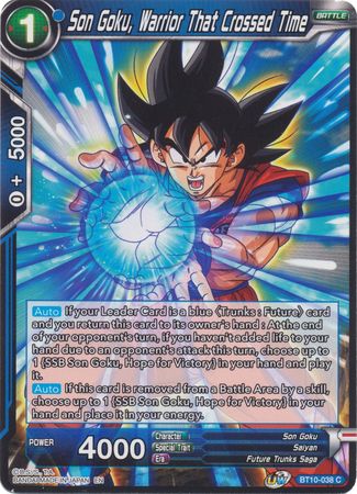 Son Goku, Warrior That Crossed Time [BT10-038] | Shuffle n Cut Hobbies & Games