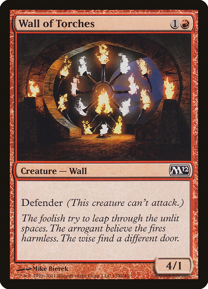 Wall of Torches [Magic 2012] | Shuffle n Cut Hobbies & Games