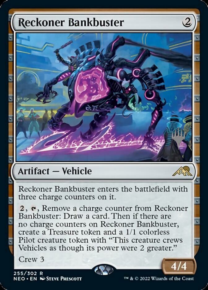 Reckoner Bankbuster (Promo Pack) [Kamigawa: Neon Dynasty Promos] | Shuffle n Cut Hobbies & Games