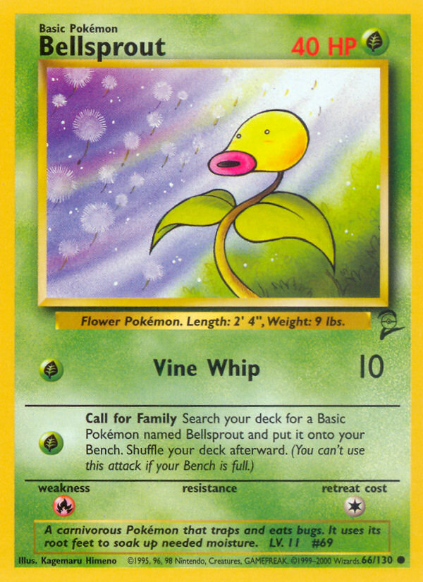 Bellsprout (66/130) [Base Set 2] | Shuffle n Cut Hobbies & Games