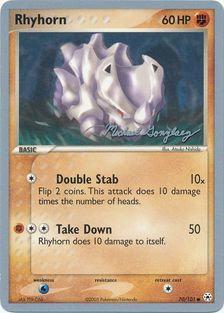 Rhyhorn (70/101) (King of the West - Michael Gonzalez) [World Championships 2005] | Shuffle n Cut Hobbies & Games