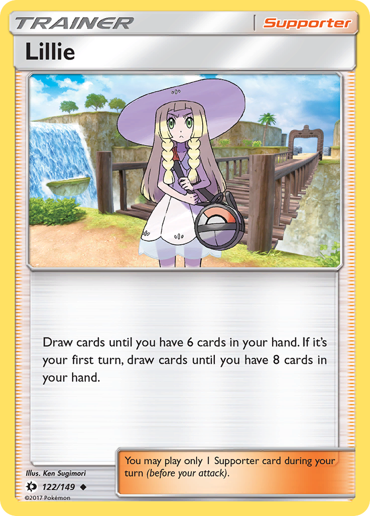 Lillie (122/149) [Sun & Moon: Base Set] | Shuffle n Cut Hobbies & Games