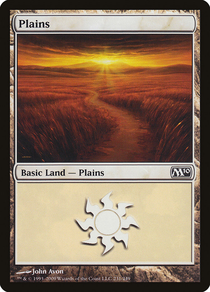 Plains (231) [Magic 2010] | Shuffle n Cut Hobbies & Games