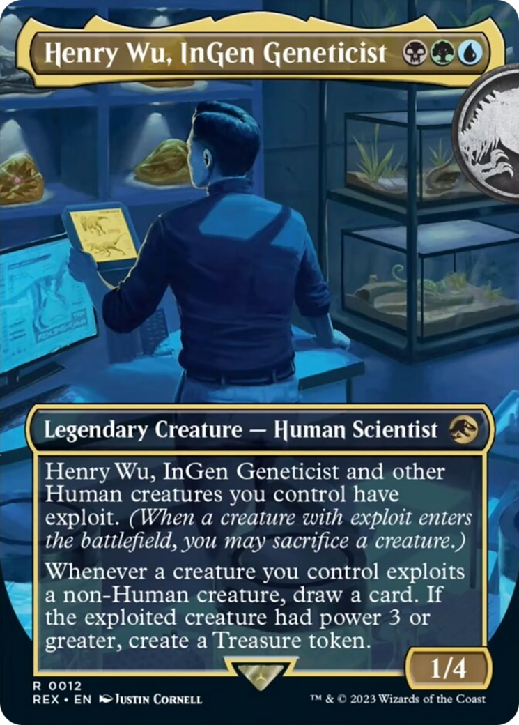 Henry Wu, InGen Geneticist (Borderless) [Jurassic World Collection] | Shuffle n Cut Hobbies & Games