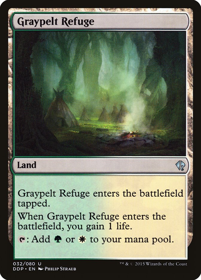 Graypelt Refuge [Duel Decks: Zendikar vs. Eldrazi] | Shuffle n Cut Hobbies & Games