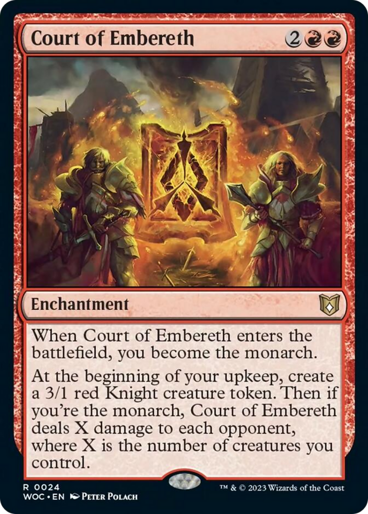 Court of Embereth [Wilds of Eldraine Commander] | Shuffle n Cut Hobbies & Games