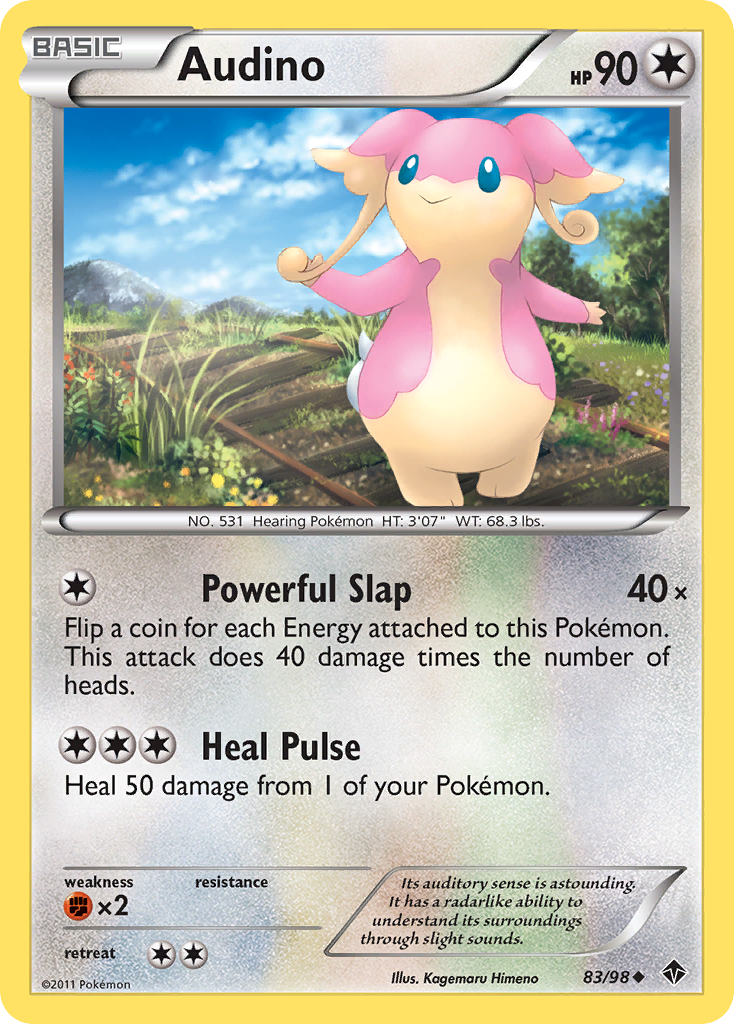 Audino (83/98) [Black & White: Emerging Powers] | Shuffle n Cut Hobbies & Games