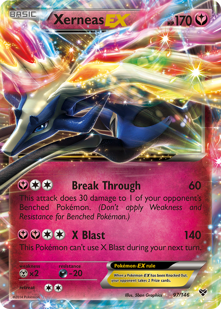 Xerneas EX (97/146) [XY: Base Set] | Shuffle n Cut Hobbies & Games