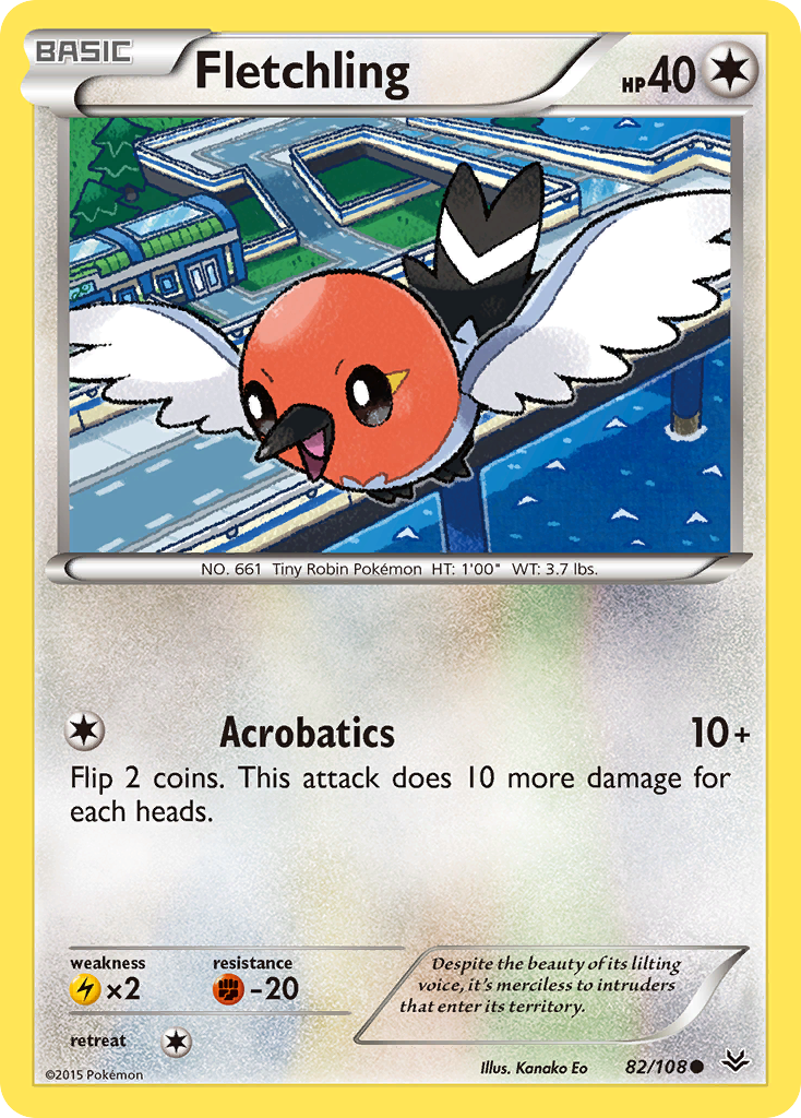 Fletchling (82/108) [XY: Roaring Skies] | Shuffle n Cut Hobbies & Games