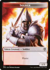 Soldier (017) // Eldrazi Double-Sided Token [Phyrexia: All Will Be One Commander Tokens] | Shuffle n Cut Hobbies & Games