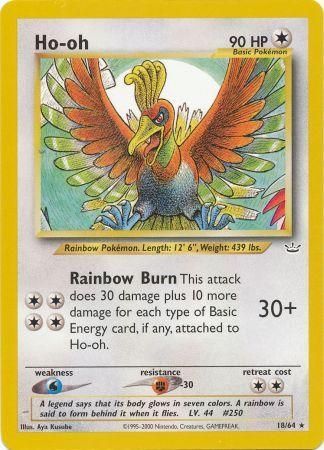 Ho-oh (18/64) [Neo Revelation Unlimited] | Shuffle n Cut Hobbies & Games