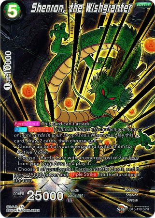 Shenron, the Wishgranter (SPR) (BT5-110) [Miraculous Revival] | Shuffle n Cut Hobbies & Games