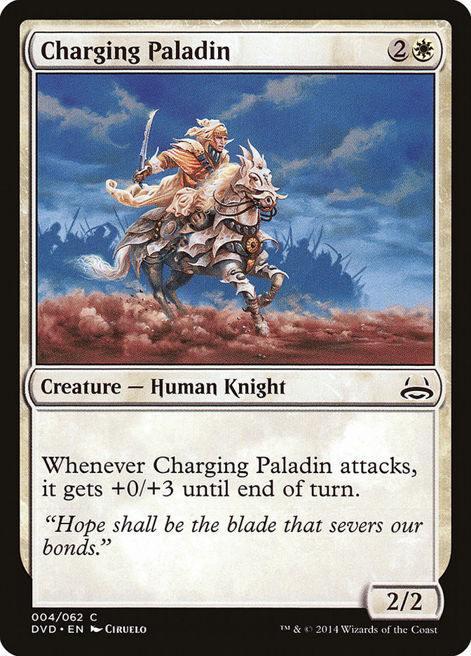 Charging Paladin (Divine vs. Demonic) [Duel Decks Anthology] | Shuffle n Cut Hobbies & Games