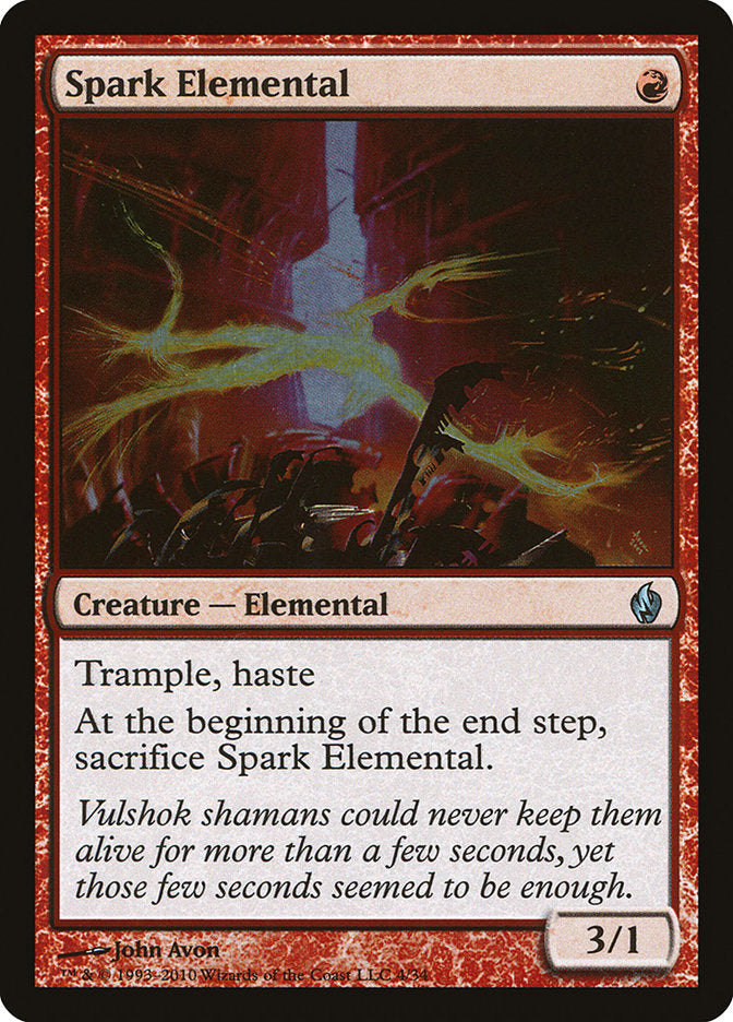 Spark Elemental [Premium Deck Series: Fire and Lightning] | Shuffle n Cut Hobbies & Games