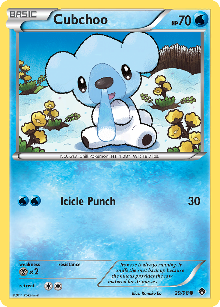 Cubchoo (29/98) [Black & White: Emerging Powers] | Shuffle n Cut Hobbies & Games