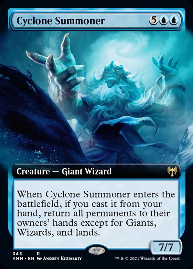 Cyclone Summoner (Extended Art) [Kaldheim] | Shuffle n Cut Hobbies & Games