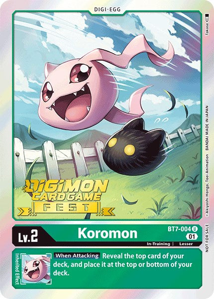 Koromon [BT7-004] (Digimon Card Game Fest 2022) [Next Adventure Promos] | Shuffle n Cut Hobbies & Games