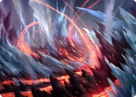 Frostboil Snarl Art Card [Strixhaven: School of Mages Art Series] | Shuffle n Cut Hobbies & Games