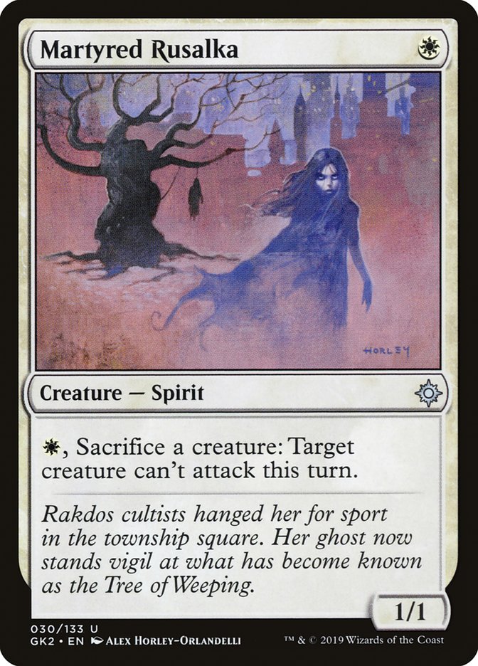 Martyred Rusalka [Ravnica Allegiance Guild Kit] | Shuffle n Cut Hobbies & Games