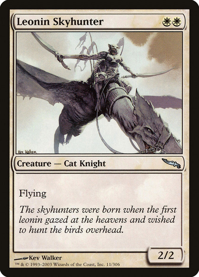 Leonin Skyhunter [Mirrodin] | Shuffle n Cut Hobbies & Games