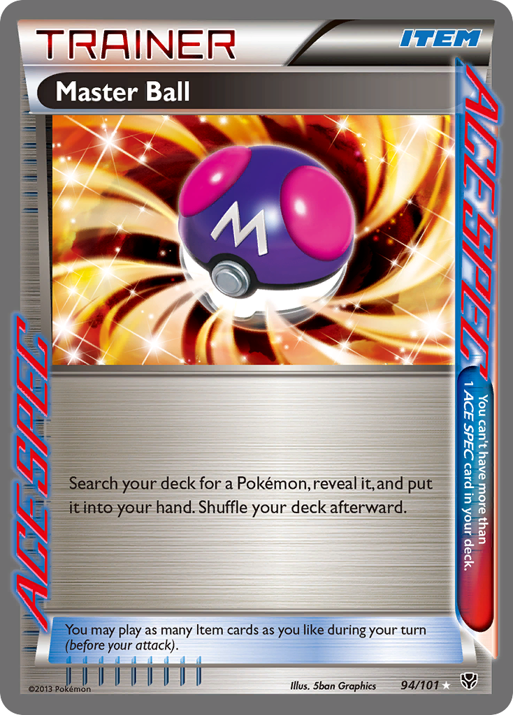 Master Ball (94/101) [Black & White: Plasma Blast] | Shuffle n Cut Hobbies & Games